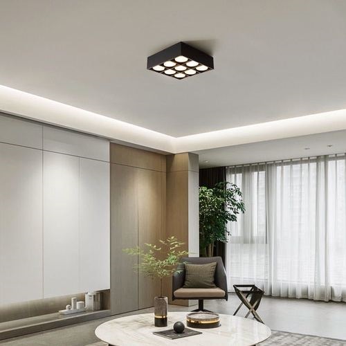 Kitchen cabinet and shelving with GX53 puck lights